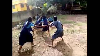 Pro KabaddiVillage School Girls Vs Boys [upl. by Ynnatirb496]