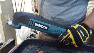 Multiferramenta Oscilante Sonic Wesco WS5120  REVIEW E TESTE [upl. by Enner]