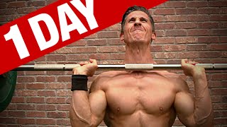 Jeff Cavaliere Meal Plan and Workout 1 FULL DAY [upl. by Terra584]