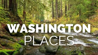 10 Best Places to Visit in Washington State  Travel Video [upl. by Eatnoed84]