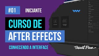 CURSO DE AFTER EFFECTS INICIANTES Conhecendo a Interface do After Effects  Vídeo 01 [upl. by Epps]