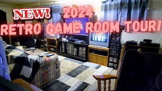 Retro Game Room Tour 2024 [upl. by Bernita8]