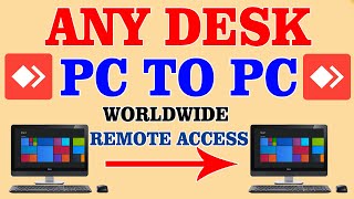 How To Use AnyDesk  AnyDesk Computer To Computer Worldwide Access [upl. by Salas]