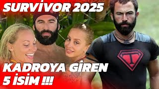 Survivor 2025 All Star Kadrosuna Alınan 5 İsim [upl. by Ati]