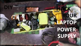 DIY  convert laptop power adapter into variable supply l 5 volts to 35 volts [upl. by O'Meara]