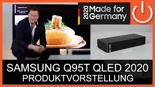 Produktvorstellung  SAMSUNG Q95T QLED Serie 2020 [upl. by Tnemelc]