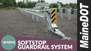 SoftStop from Trinity Highway Products  MaineDOTs Guardrail Inspection Training [upl. by Verity]