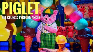 The Masked Singer Piglet All Clues Performance amp Reveal [upl. by Ilojna]