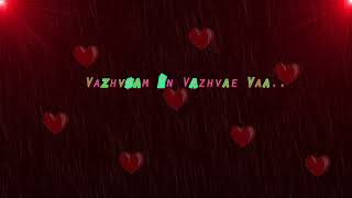 Malargaley Malargaley Lyrics Video  Love Birds  ARRahman  Hariharan  KS Chitra [upl. by Aryk]