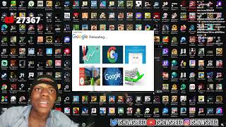 iShowSpeed OPENS GOOGLE VIRUS FULL VIDEO [upl. by Inar]