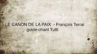 le canon de la paix Guide chant [upl. by Dunston]