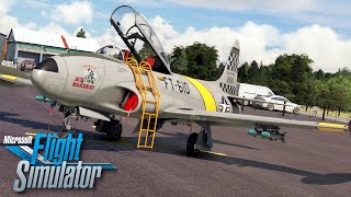 Inibuilds Lockheed T33  First Look Review  MSFS [upl. by Gleich]