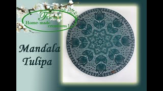 Mandala Tulipa 100 cm haken [upl. by Loise]