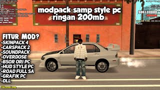 modpack samp style pc ringan 200mb modpack samp roleplay [upl. by Sahcnip]