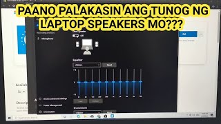 HOW TO FIX LOW SOUND VOLUME WEAK SPEAKERS ON WINDOWS 10 LAPTOP [upl. by Aksoyn]