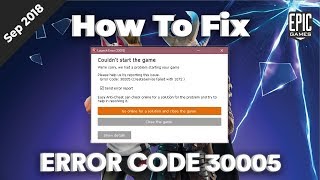 Fix Fortnite Error Code 30005 quot Createservice failed 1072quot Season 11 [upl. by Arymas]