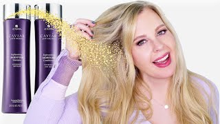 Alterna Caviar Hair Care  AntiAging Shampoo Conditioner Masque amp Overnight Treatment Review [upl. by Koziel240]