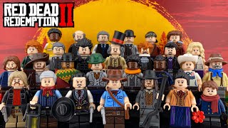 LEGO Red Dead Redemption 2  How To Build All Main Characters [upl. by Levi]