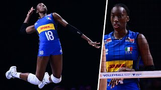 EGONU NEW RECORD 116 KMH All Points in Brasil  Italy  Volleyball Nations League 2024 [upl. by Myrta]