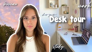 Desk tour  organiser son espace de travail [upl. by Tremayne]