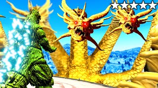 GODZILLA vs KING GHIDORAH In GTA 5 Epic Battle [upl. by Susie]