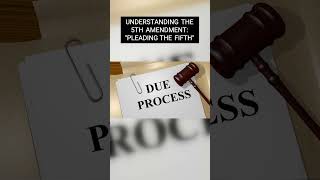 Understanding the Fifth Amendment pleading the Fifth [upl. by Yelak185]