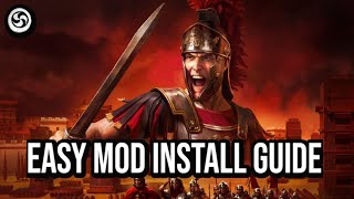 Rome Remastered  How to Install Mods on steam [upl. by Maisel]