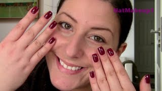 Meine Nagel Routine  Feilen Tips und Nagellack auftragen [upl. by Auqinot408]