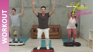 Vibrationsplatte Slim  Workout 1 II Fitness Friends [upl. by Cerelly453]