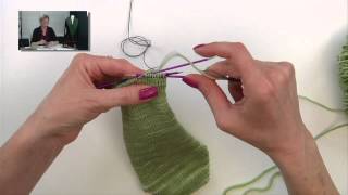 Knitting Help  Reinforcing Sock Toes and Heels [upl. by Drue]