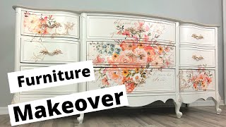 Chalk Painted Furniture Makeover  How to prep your piece before you paint [upl. by Granoff425]