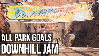 All Park Goals Downhill Jam Secret Tape Stat Points amp VV Collectible  Tony Hawks Pro Skater 12 [upl. by Ettennad]