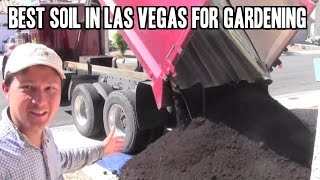 Filling My Raised Bed Garden with Soil amp Compost in Las Vegas [upl. by Llerdnod]