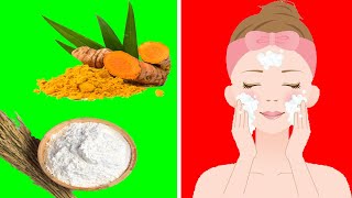 How To Make Turmeric Mask For Face With Rice Flour Skin Whitening After 5 Day [upl. by Joslyn184]