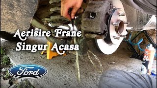 Tutorial aerisire frane si schimb lichid de franare singur acasa Ford Focus 2 [upl. by Ronacin]