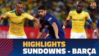 MAMELODI SUNDOWNS 13 BARÇA  Highlights [upl. by Ellennahc]