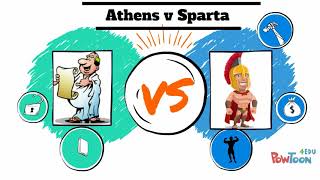 Athens Vs Sparta [upl. by Ditter]