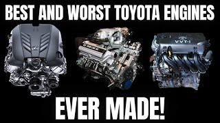 These are the Best and Worst Toyota Engines Ever Made [upl. by Yenterb]