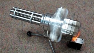 STEM Gatling 6Cylinder Stirling Engine [upl. by Ohcirej]