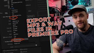 How to Export WAV or MP3 Audio From Adobe Premiere Pro  Shorts [upl. by Christenson26]