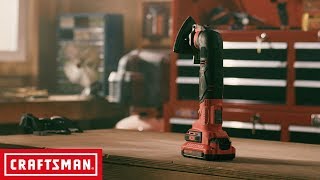 CRAFTSMAN V20 Cordless Oscillating Tool  Tool Overview [upl. by Akcire532]