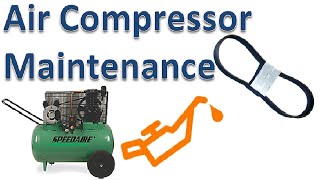 Speedaire 1NNF6 Air Compressor Maintenance [upl. by Waite]