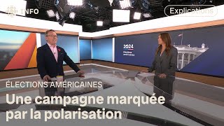 Élections américaines  une campagne marquée par la polarisation  Dabord linfo [upl. by Lowrance843]