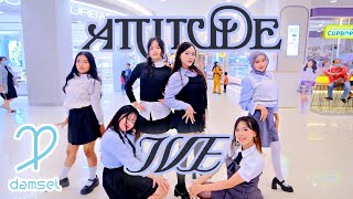 KPOP IN PUBLIC  ONE TAKE IVE 아이브 ATTITUDE  Dance Cover by Damsel Indonesia [upl. by Ahsekel938]