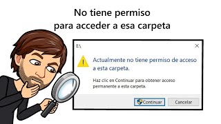 No tiene permiso para acceder a esa carpeta [upl. by Aihsein]