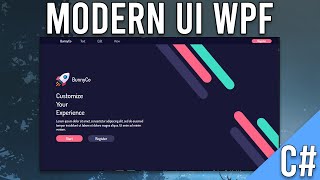 C WPF Modern UI Flat Design Tutorial [upl. by Yessydo]