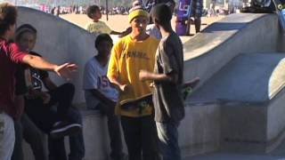 quotVenice Skatepark Fight amp A Backside 360quot SYN Skateboarding Clips [upl. by Airotcivairam280]