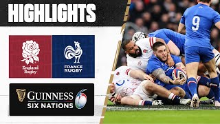 HIGHLIGHTS  🏴󠁧󠁢󠁥󠁮󠁧󠁿 England v France 🇫🇷  2023 Guinness Six Nations [upl. by Naryk]