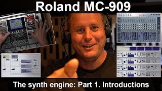 Roland MC909 groovebox Synth engine Part 1 Introductions [upl. by Aramanta919]