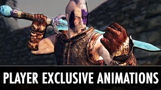 Skyrim Mod Player Exclusive Animations  FNIS PEA2 [upl. by Monk]